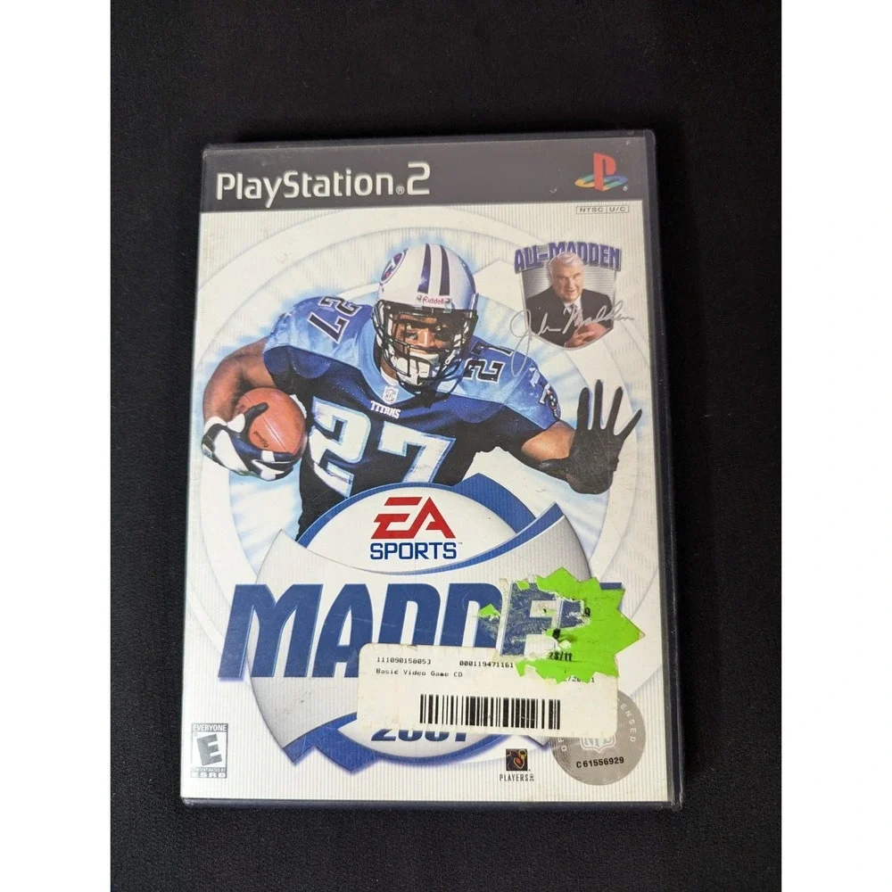 Madden 2001 Football - Sony PlayStation 2 PS2 video game with manual EA sports